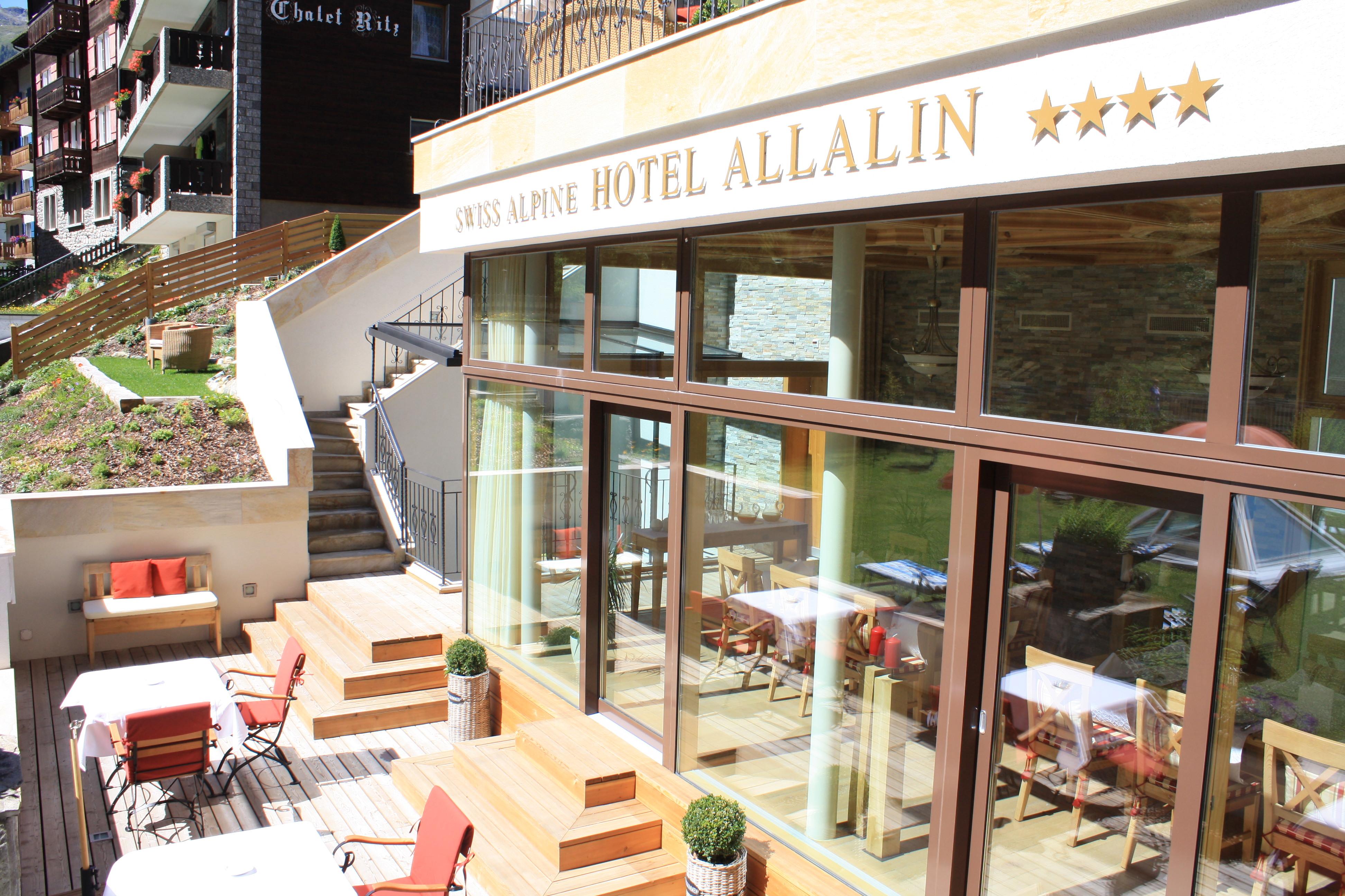 Swiss Alpine Hotel Allalin Zermatt Exterior foto