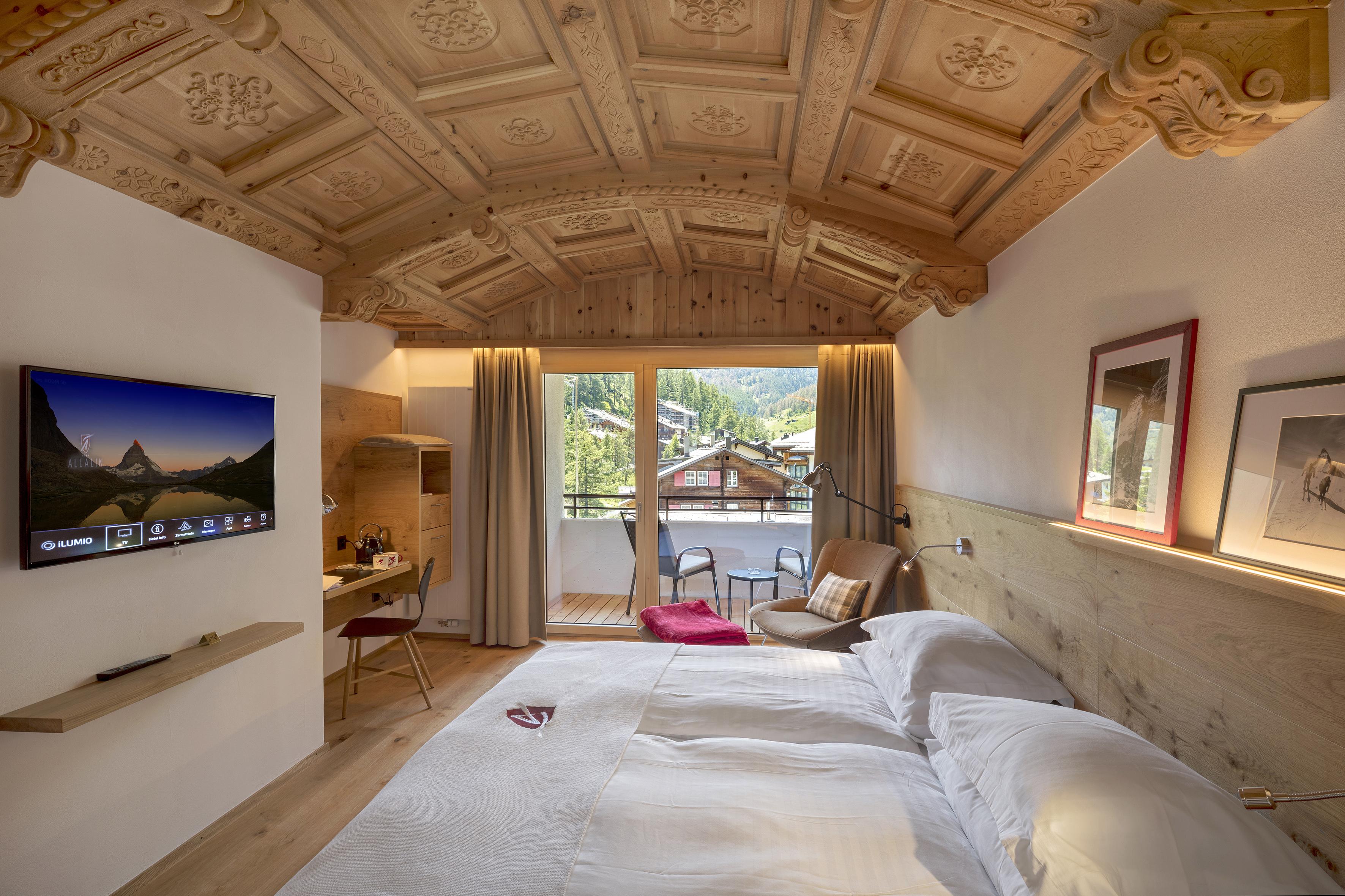 Swiss Alpine Hotel Allalin Zermatt Exterior foto