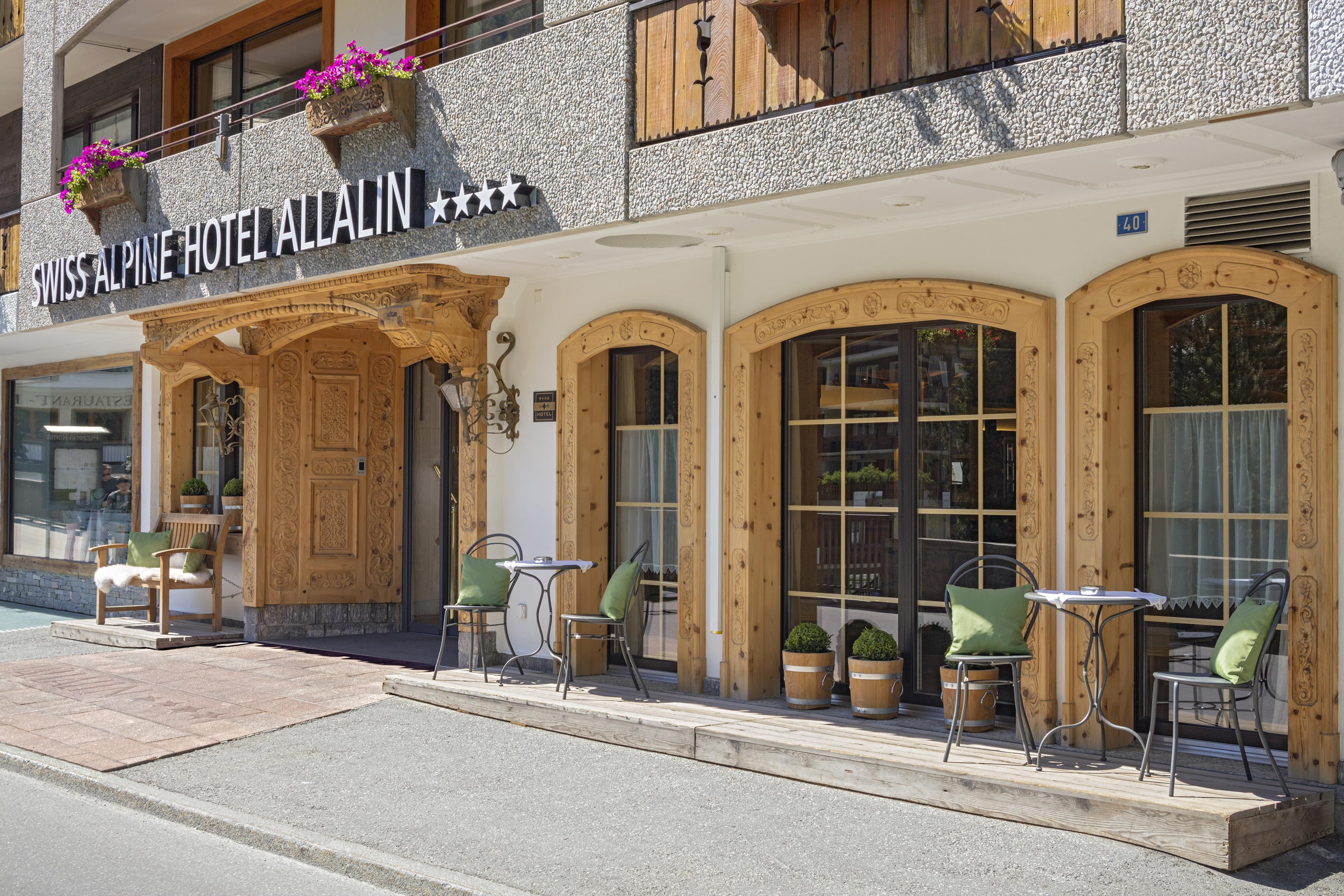Swiss Alpine Hotel Allalin Zermatt Exterior foto