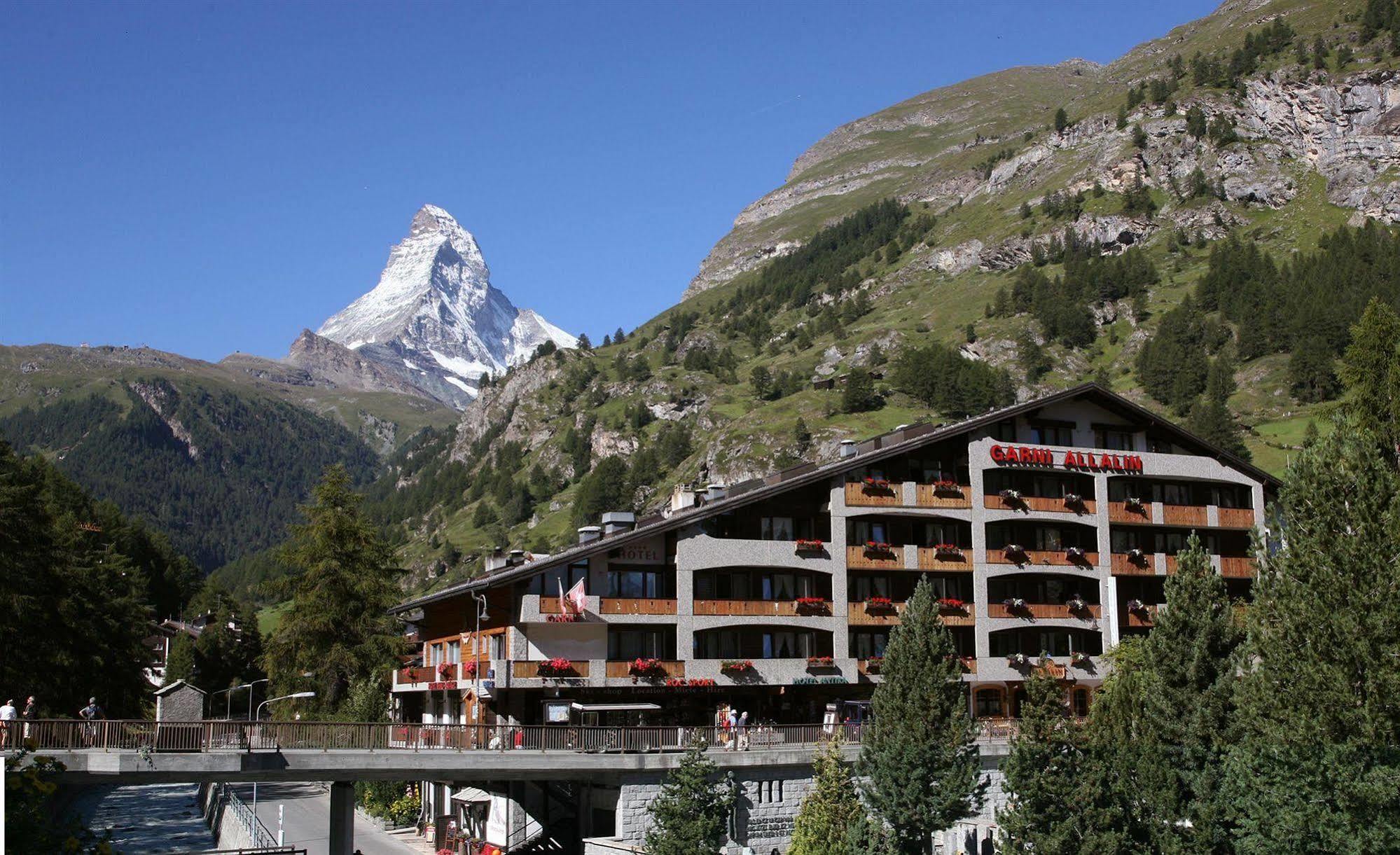 Swiss Alpine Hotel Allalin Zermatt Exterior foto